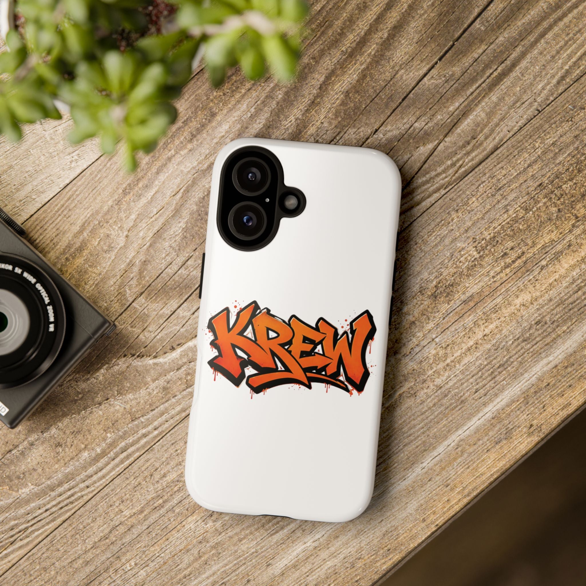 Krew Graffiti Phone Case — Urban Street Art Protective Tough Case